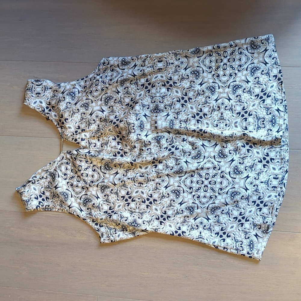 The Limited Sleeveless Paisley Top
